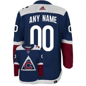 Colorado Avalanche Hockeydrakt Custom Navy Tredje Adidas Authentic - Herre